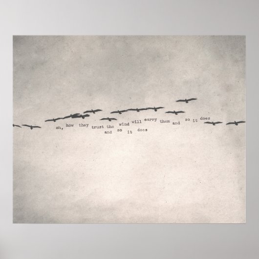 Poster "oh, comment ils font confiance" (Devant)