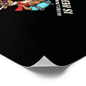 Poster Oh Deer Christmas Is Here Skateboarding Deer Graph (Coin)