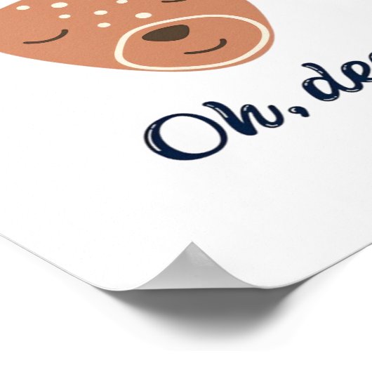 Poster Oh Deer Deer Love Save The Deer Creative Design  (Coin)