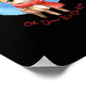 Poster Oh Deer Its Christmas Retro Classic Design (Coin)