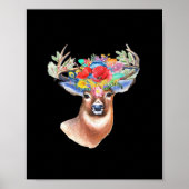 Poster Oh Deer Modern Artistic Style (Devant)