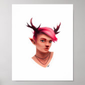 Poster Oh Deer Simple Creative Style  (Devant)