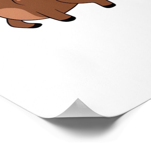 Poster Oh Deer Soft Minimal Design (Coin)