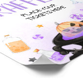 Poster Oh Feuille Boo-y Halloween Baby shower Déchets Raf (Coin)