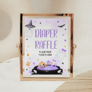 Poster Oh Feuille Boo-y Halloween Baby shower Déchets Raf