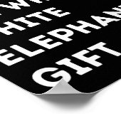 Poster Oh Funny White Elephant For Adults Under 15 20 (Coin)