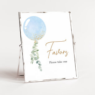 Poster Oh garçon Baby shower de ballon Faveurs