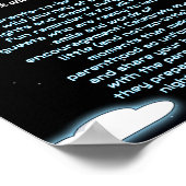 Poster Oh Garçon Starry Baby shower de l'espace tard de n (Coin)