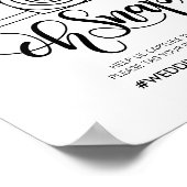 Poster Oh ! - Hashtag Mariage (Coin)