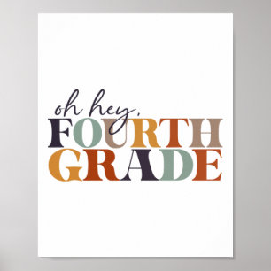 Poster Oh Hé Quatrième année Ck Retour à l'école pour les