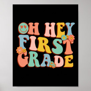 Poster Oh Hey Première Année Retour À L'École 1Ème Année 