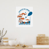 Poster Oh, Les Endroits Où Tu Vas Aller ! "Pars en voyage (Cuisine)