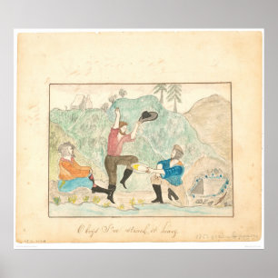 Poster Oh les gars, je l'ai frappé lourd (1603A)