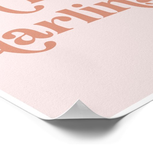 Poster Oh ma chérie (Coin)