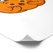 Poster Oh Ma Gourde ! - Surpris Citrouille Kawaii Art Cl (Coin)