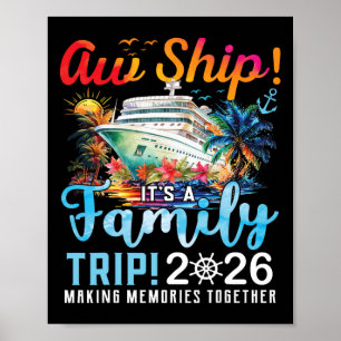 Poster Oh mince, c'est un voyage en famille 2026 T-Shirt 