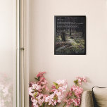 Poster Oh Moi ! Oh la vie ! Walt Whitman Poem Chemin en b<br><div class="desc">Le poème bien-aimé de Walt Whitman, "Oh Me ! Oh Life !" a été rendu ici dans une police serif. Placé au-dessus d'une magnifique photo de Dave Reed de bois frappants; n'hésitez pas à changer ceci à n'importe quelle photo que vous préférez. V4 - Des versions alternatives avec d'autres photos...</div>