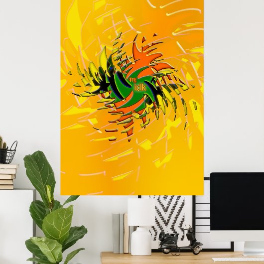 Poster Oh mon Dieu ! (Bureau à domicile)