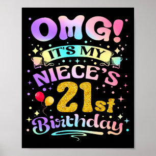 Poster Oh mon dieu, c'est l'anniversaire des 21 ans de ma