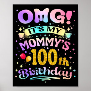 Poster Oh mon dieu, c'est les 100 ans de ma maman Joyeux