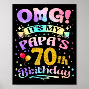 Poster Oh mon dieu, c'est les 70 ans de mon papa, joyeux 