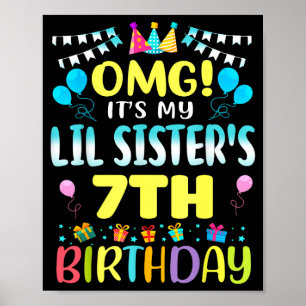 Poster Oh mon dieu, c'est les 7 ans de ma petite soeur, 7