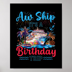 Poster Oh mon dieu c'est un voyage d'anniversaire Croisiè