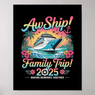 Poster Oh mon dieu, c'est un voyage en famille 2025 T-shi