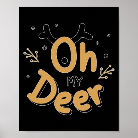 Poster Oh My Deer (Devant)