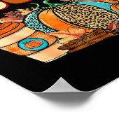 Poster Oh My Gourd Pumpkins Funny Fall Autumn Thanksgivin (Coin)