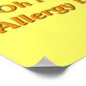 Poster Oh No, My Food Allergy Is Flaring Up Again! (Coin)
