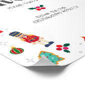 Poster Oh Quel Amusant hiver Faveurs Noël Signe (Coin)