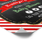 Poster "Oh quelle joie, c'est un garçon !" Baby shower de (Coin)