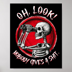 Poster Oh Regarde Personne Ne Donne Un Costume D'Hallowee