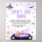 Poster Oh Sheet Boo-y Halloween Ne pas dire bébé (Devant)