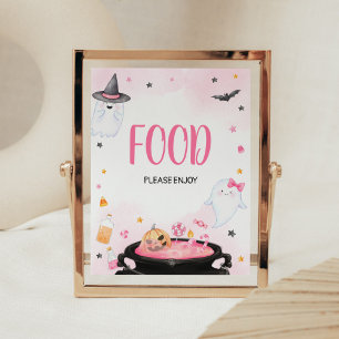 Poster Oh Sheet Ghoul Halloween Baby shower Nourriture