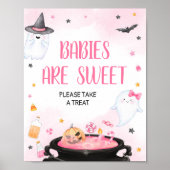 Poster Oh Sheet Ghoul Halloween Les bébés sont doux (Devant)