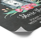 Poster Oh Snap Caméra Vintage Hashtag Mariage (Coin)