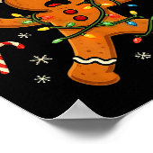 Poster Oh Snap Christmas Gingerbread Funny Football Light (Coin)