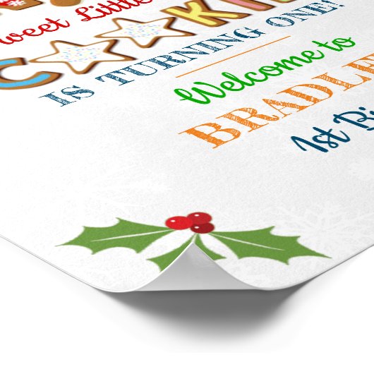 Poster Oh, Snap ! Gingerbread Cookie N'importe quel âge A (Coin)