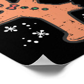 Poster Oh Snap Gingerbread Homme Amusant Noël Noël Noël N (Coin)