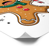 Poster Oh Snap Gingerbread Man Cute Christmas Cookie King (Coin)