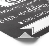 Poster Oh Snap Mariage Hashtag (Coin)