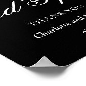 Poster Oh Snap Social Media Chic Modern Mariage Événement (Coin)