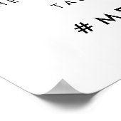 Poster Oh Snap | Typographie du mot-clé Mariage (Coin)