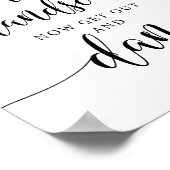 Poster Oh So Handsome Sortez Et Dansez Mariage Signer (Coin)