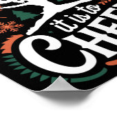 Poster Oh What Fun It Is To Cheer Ugly Cheerleading Xmas (Coin)