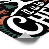 Poster Oh What Fun It Is To Cheer Ugly Cheerleading Xmas  (Coin)