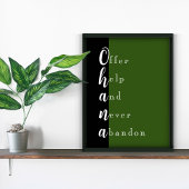 Poster Ohana Family Sweet Dit :