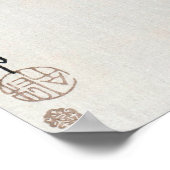 Poster Ohara Koson Birds sur la branche des cerisiers (Coin)